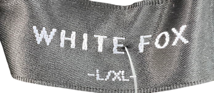 White Fox Grey Oversized Hoodie Ash UK XL/XXL