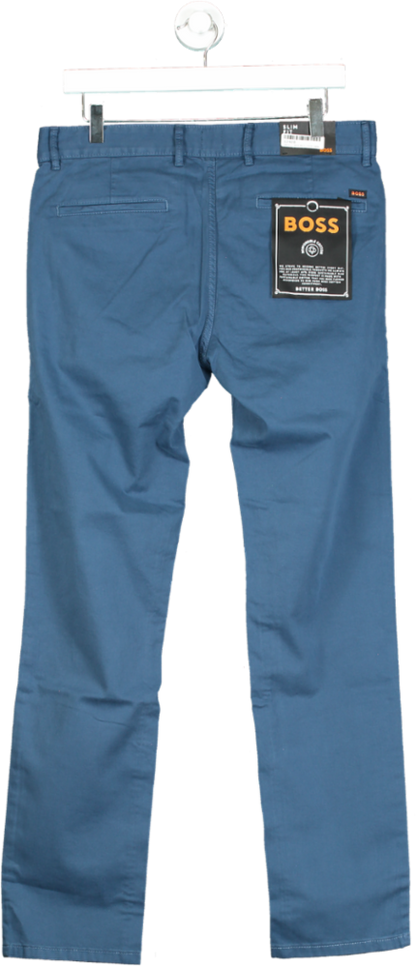 BOSS Blue Chino Slim Trousers W32