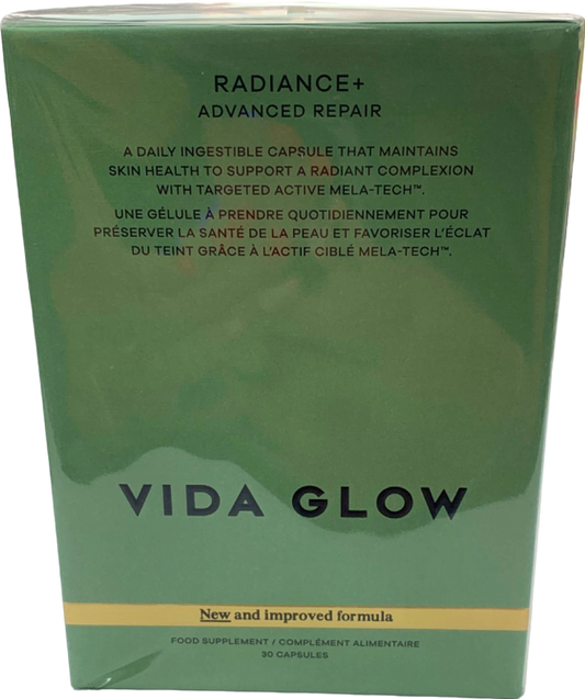 Vida Glow Radiance+ Advanced Repair New and Improved Formula 30 Capsules