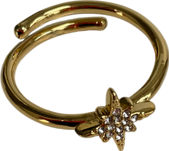 Abbott Lyon Metallic Star Ring One Size