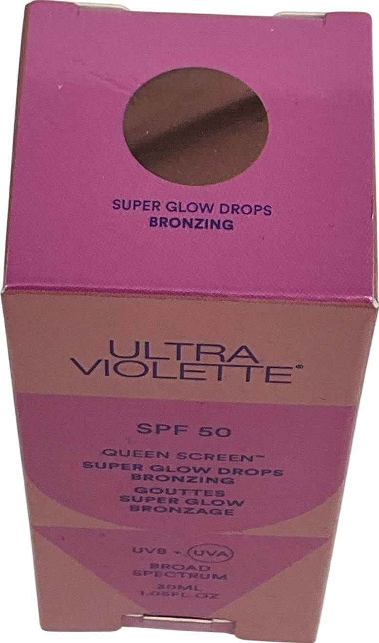ultra violette Queen Screen Spf 50 Super Glow Drops Bronzing Bronzing 30ml