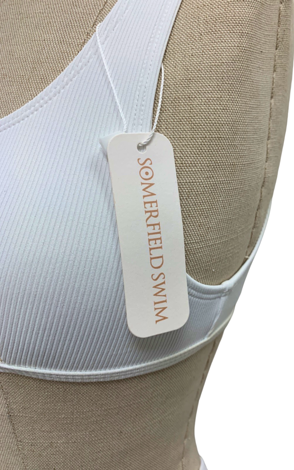 Somerfield Swim White Cut-Out Bikini Top and Bottom Set UK XS