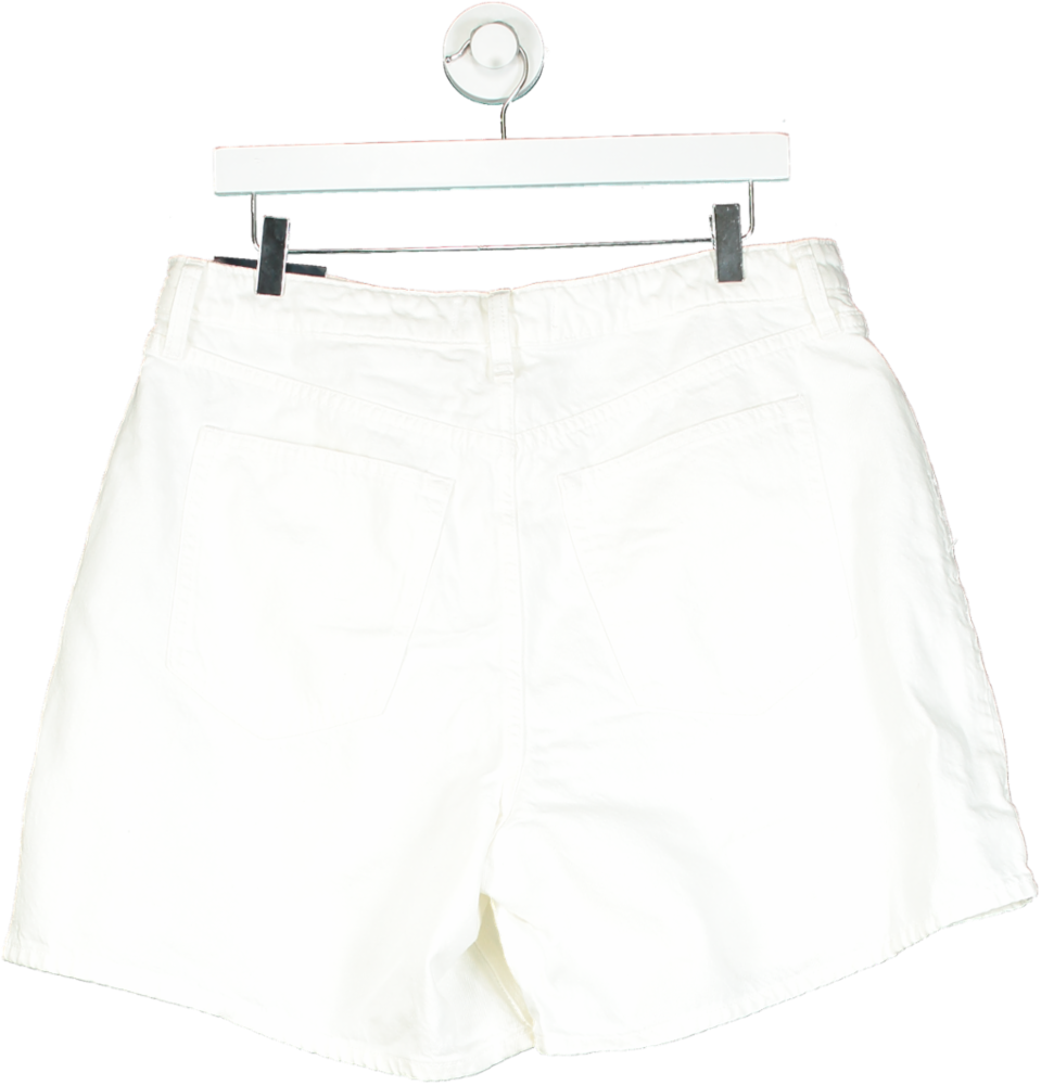 Abercrombie & Fitch White The Loose Short High Rise W 32