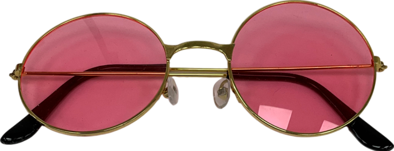 Pink Tint Round Sunglasses Pink