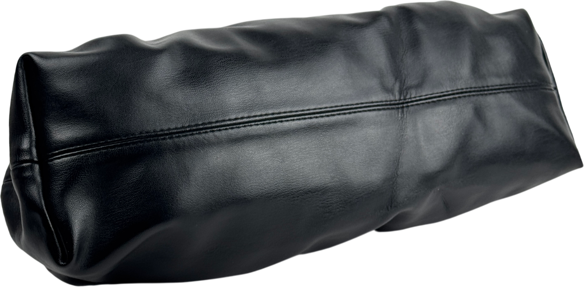 H&M Black / Gold East West Long Coated Clutch Bag One Size