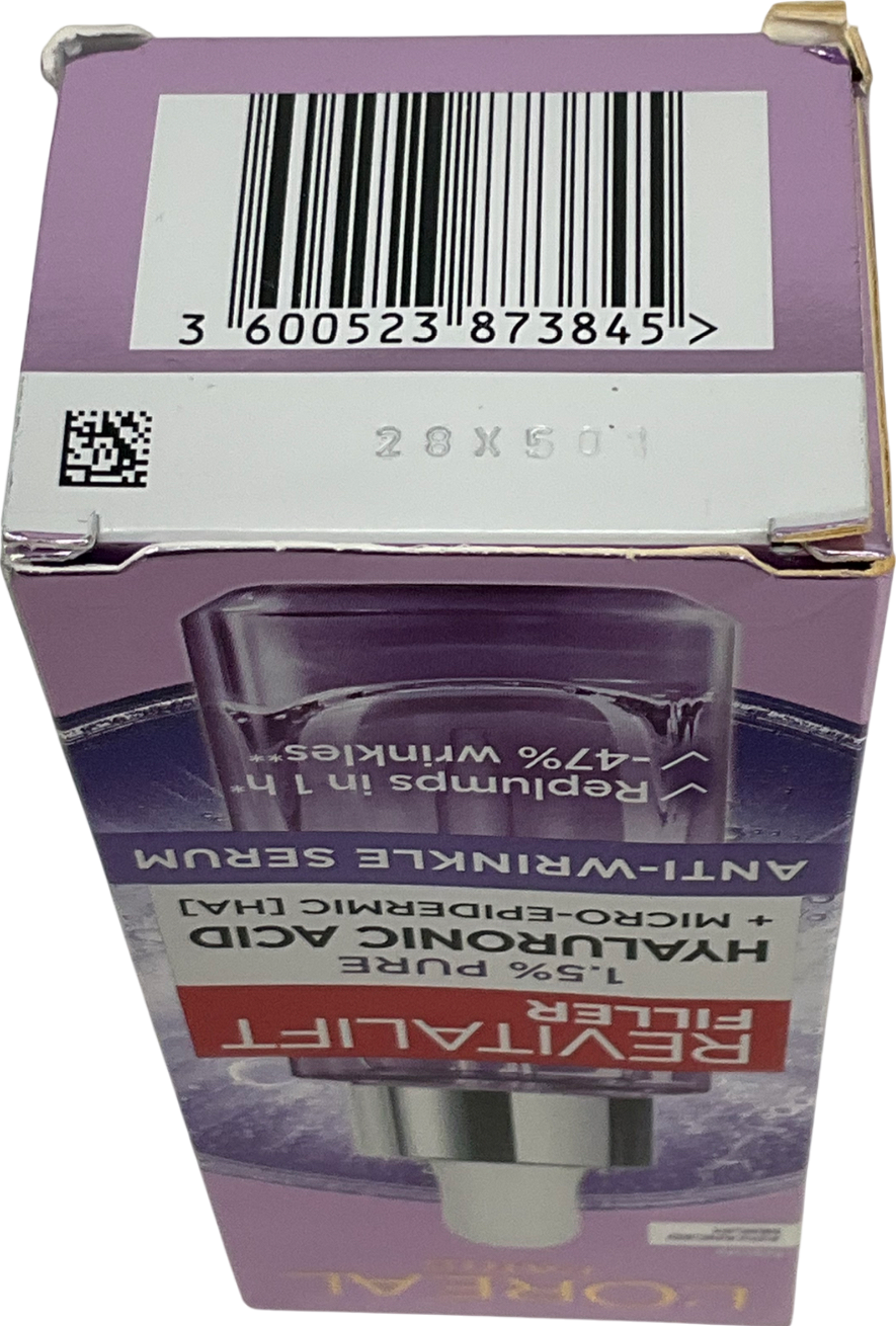 loreal 1.5% Hyaluronic Acid Revitalift Filler Serum 30ml