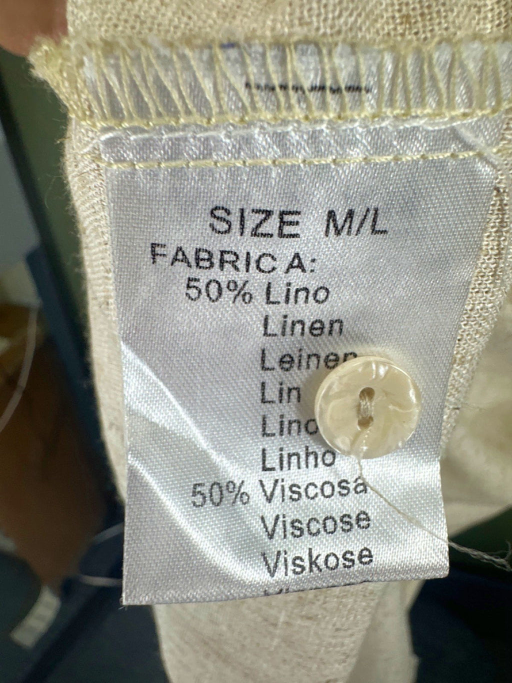 JOT Beige Crochet Maxi Dress M/L