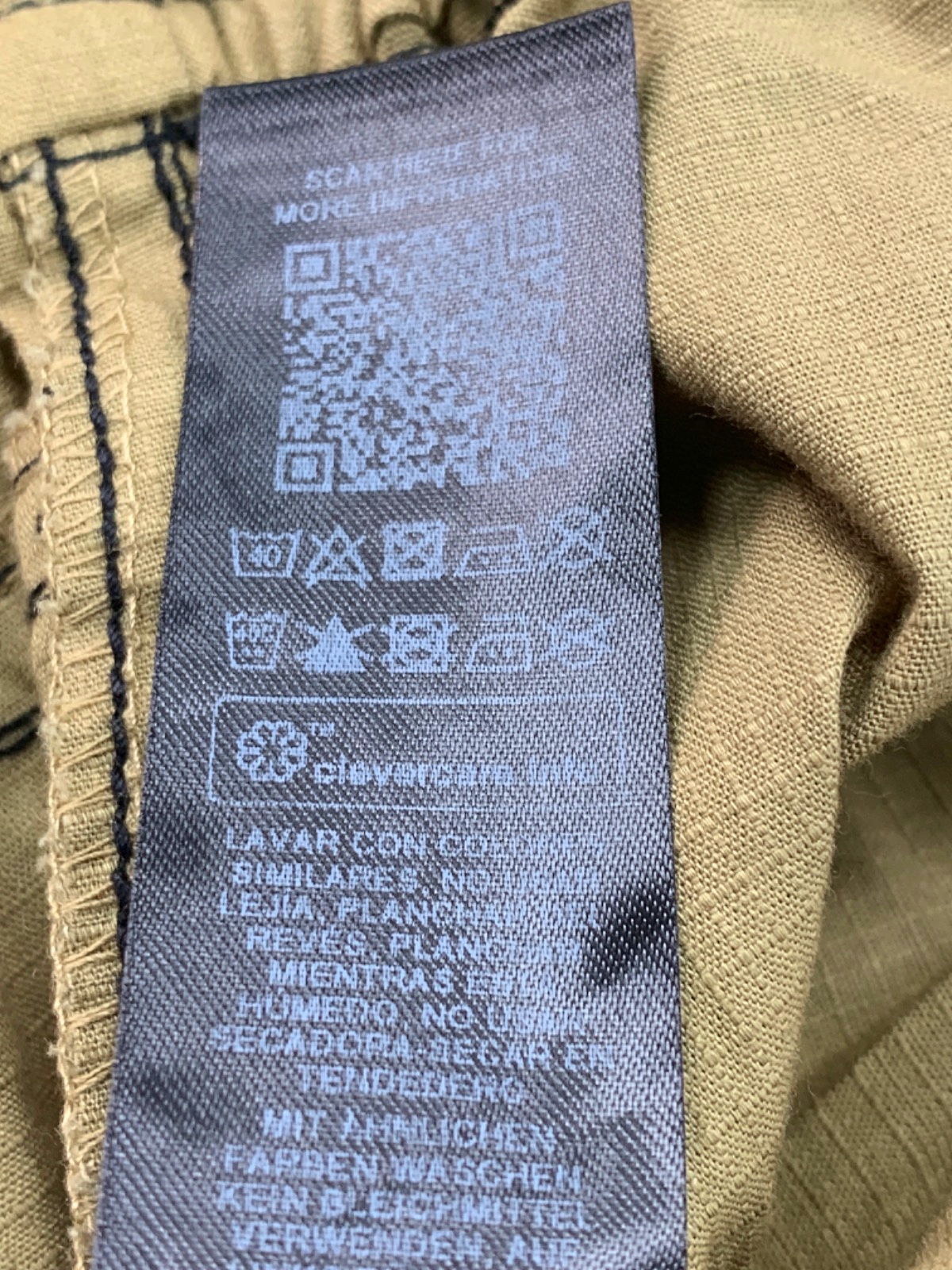 Collusion Green Cargo Shorts UK L