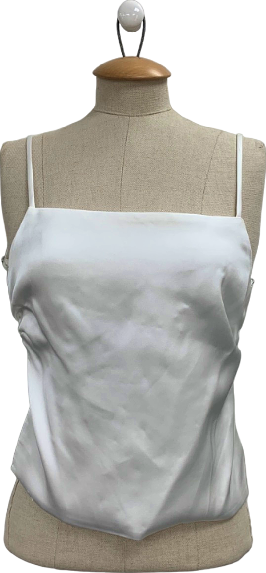 Zara White Camisole Top UK S