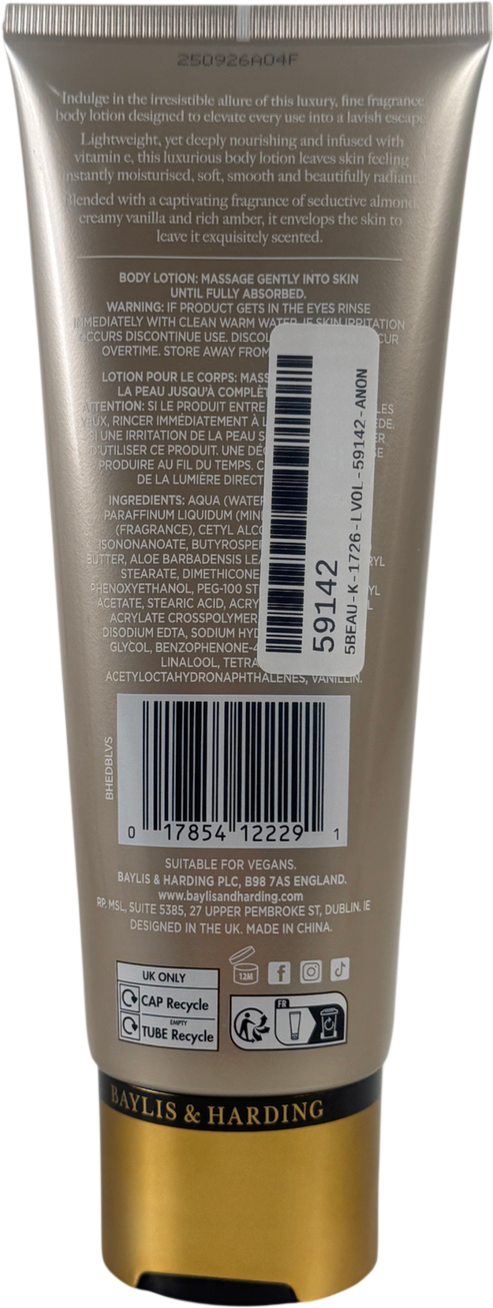 Baylis & harding The Edit Body Lotion Vanilla Seduction 236ml