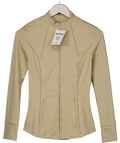 Wanderdoll Beige Long Sleeve Zip Ultimate Activewear Jacket UK S