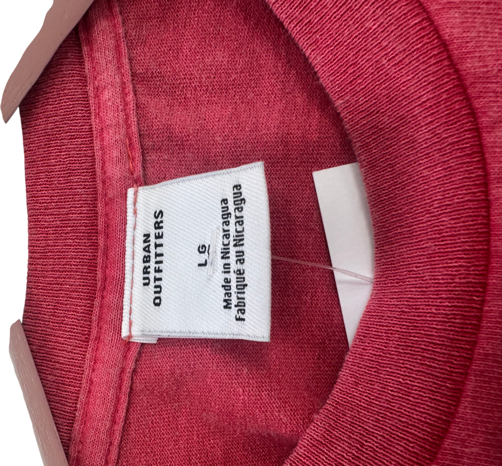 Urban Outfitters Pink Uo Red What The Duck T-shirt UK L