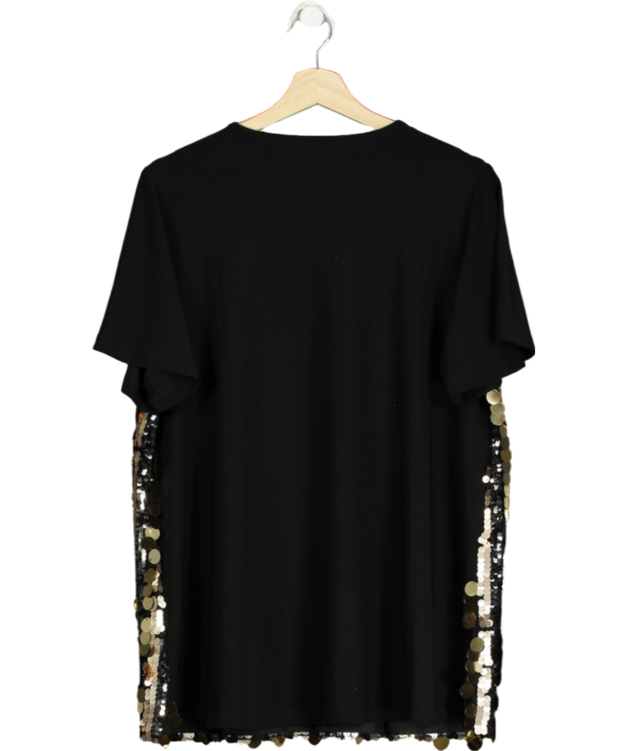 Julien Macdonald Metallic Sequin Embellished T-shirt UK 8