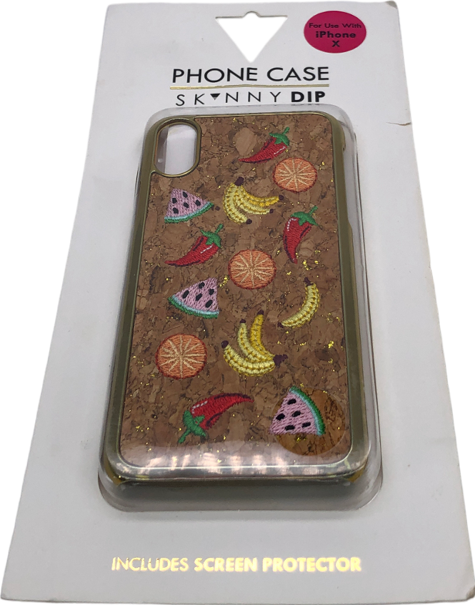 Skinnydip Brown Iphone X Fruit Salad Phone Case
