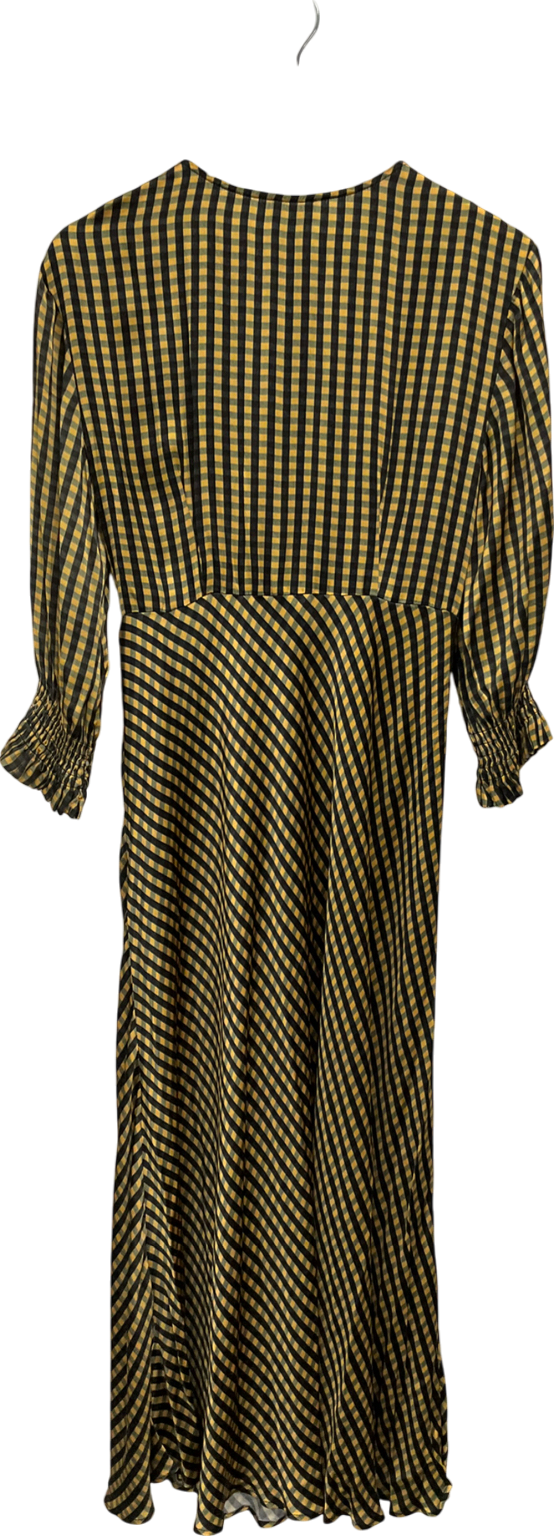 ghost Yellow Immy Dress UK M