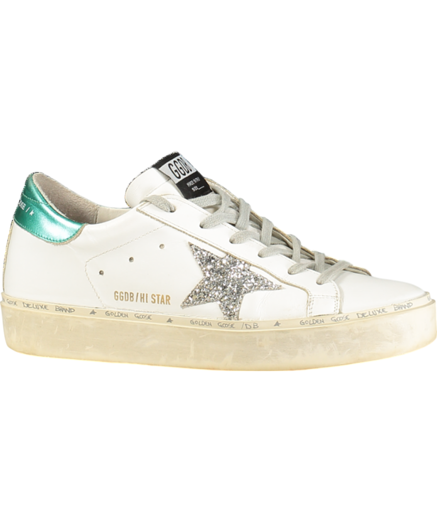 Golden Goose White Hi-star Ltd.Edition Trainers UK 6 EU 39 👠