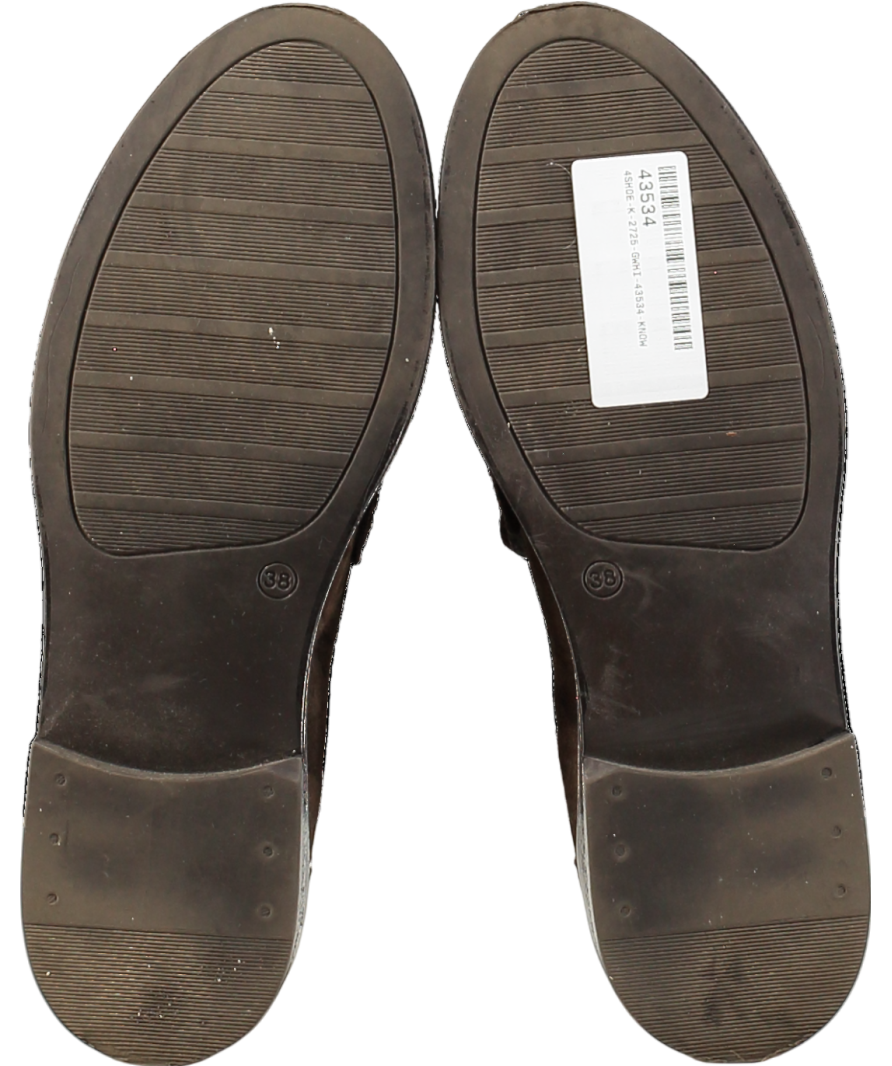 jonak Round-toe Loafers In Dark Brown Suede | Mirna UK 5 EU 38 👠