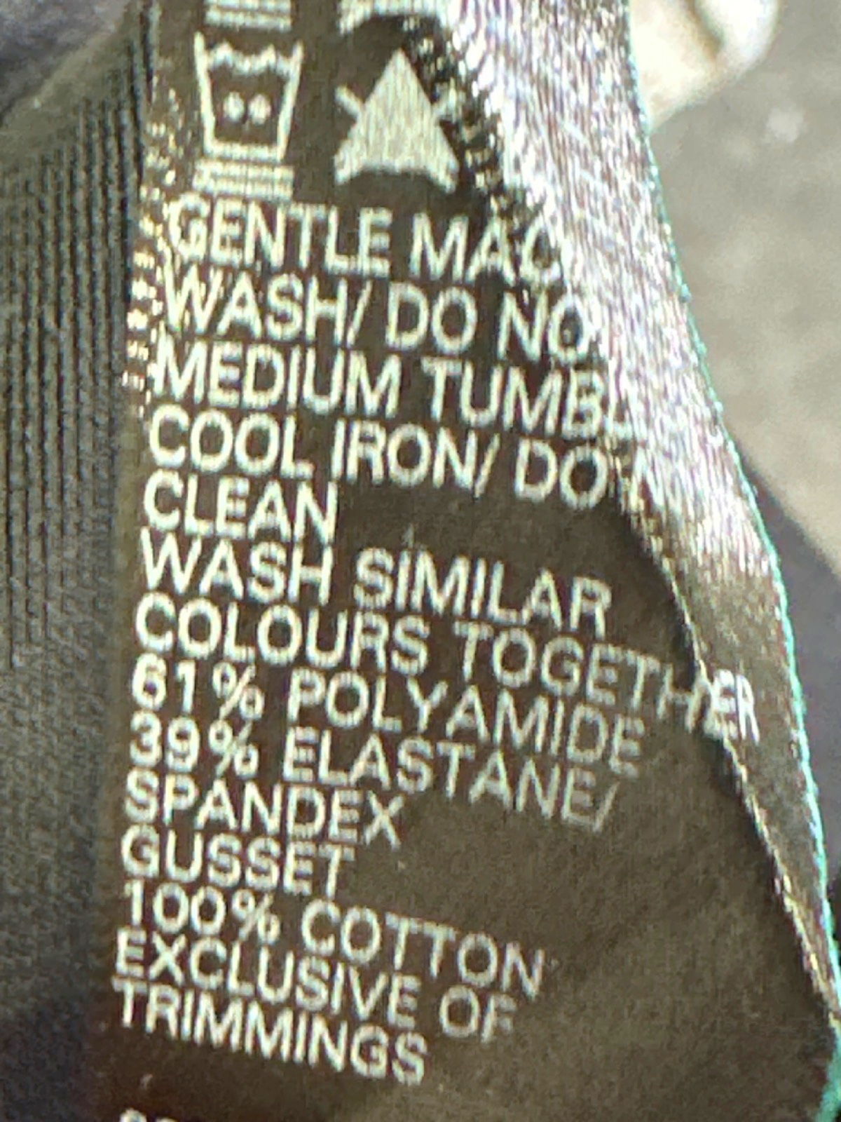 M&S Black Bodysuit UK 8