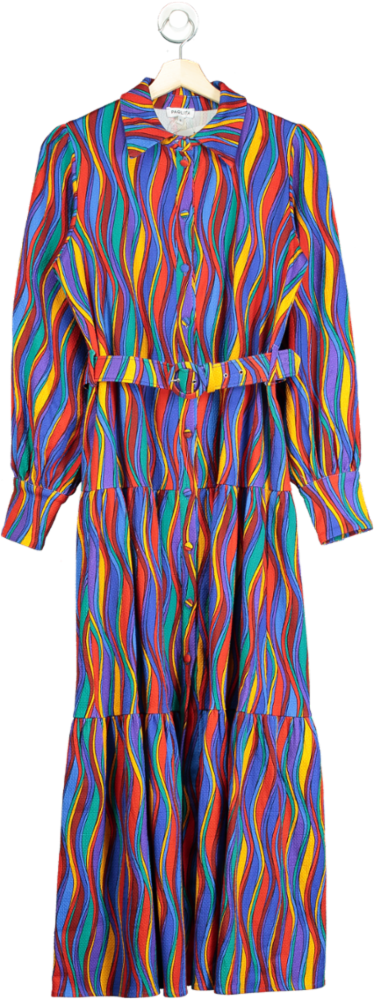 Paolita Multicolour Long Sleeve Maxi Dress S