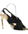 Diane von Furstenberg Black Slingback Heels UK 10 EU 44 👞