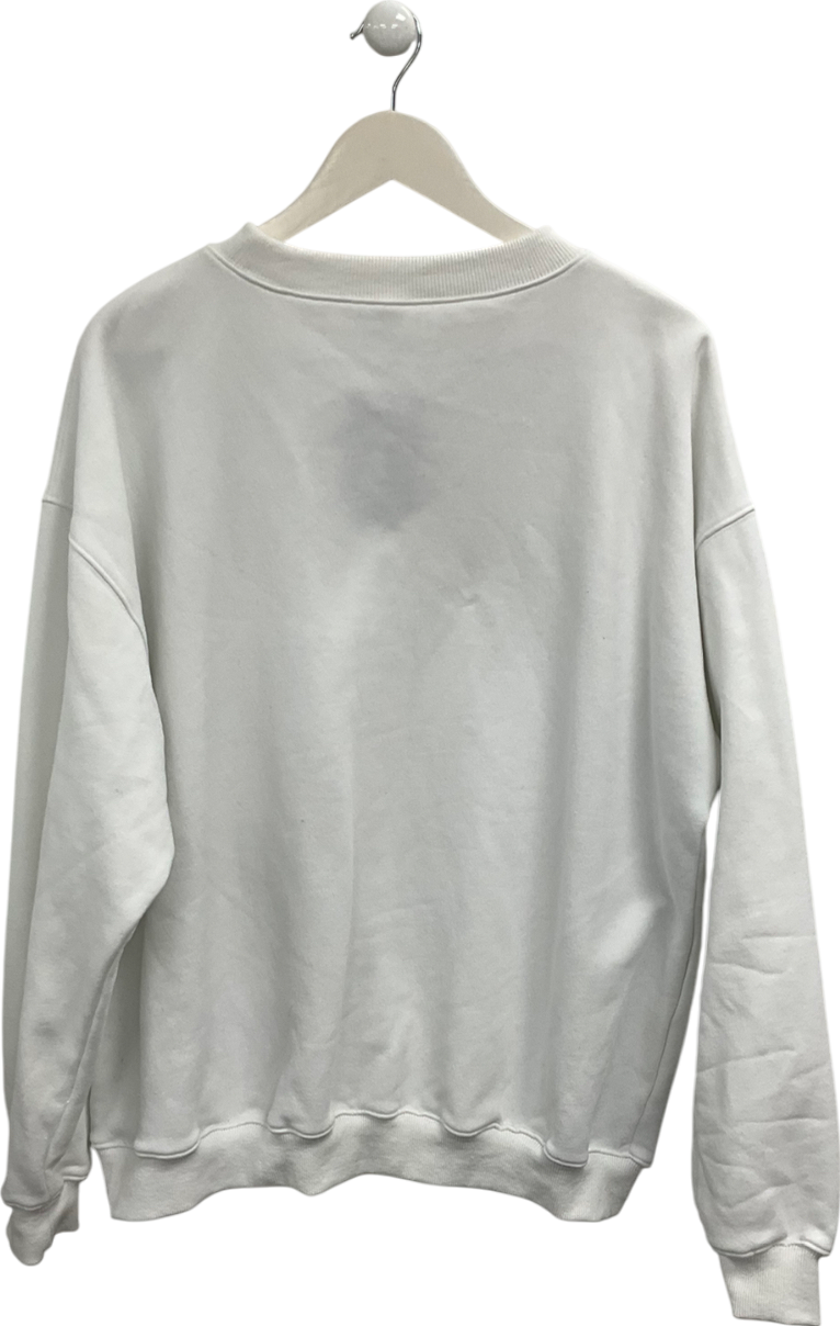 SLA the label White Cotton sweatshirt UK M
