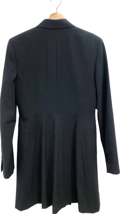 Theory Black Double-Breasted Blazer Dress UK 8
