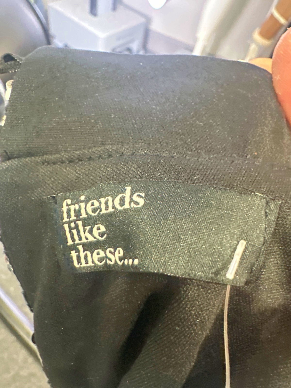 Friends Like These Black Sequin Mini Dress UK 8