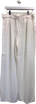 Reiss Ivory Wide Leg Trousers UK 12
