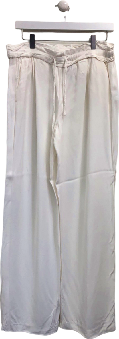 Reiss Ivory Wide Leg Trousers UK 12