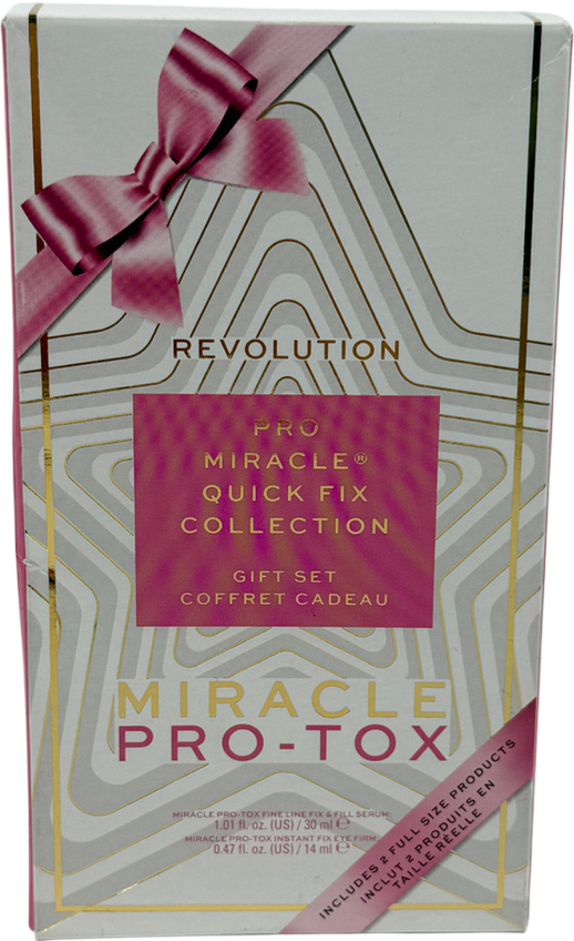 Revolution Miracle Pro-tox Quick Fix Skincare Collection Gift Set 30ml 14ml