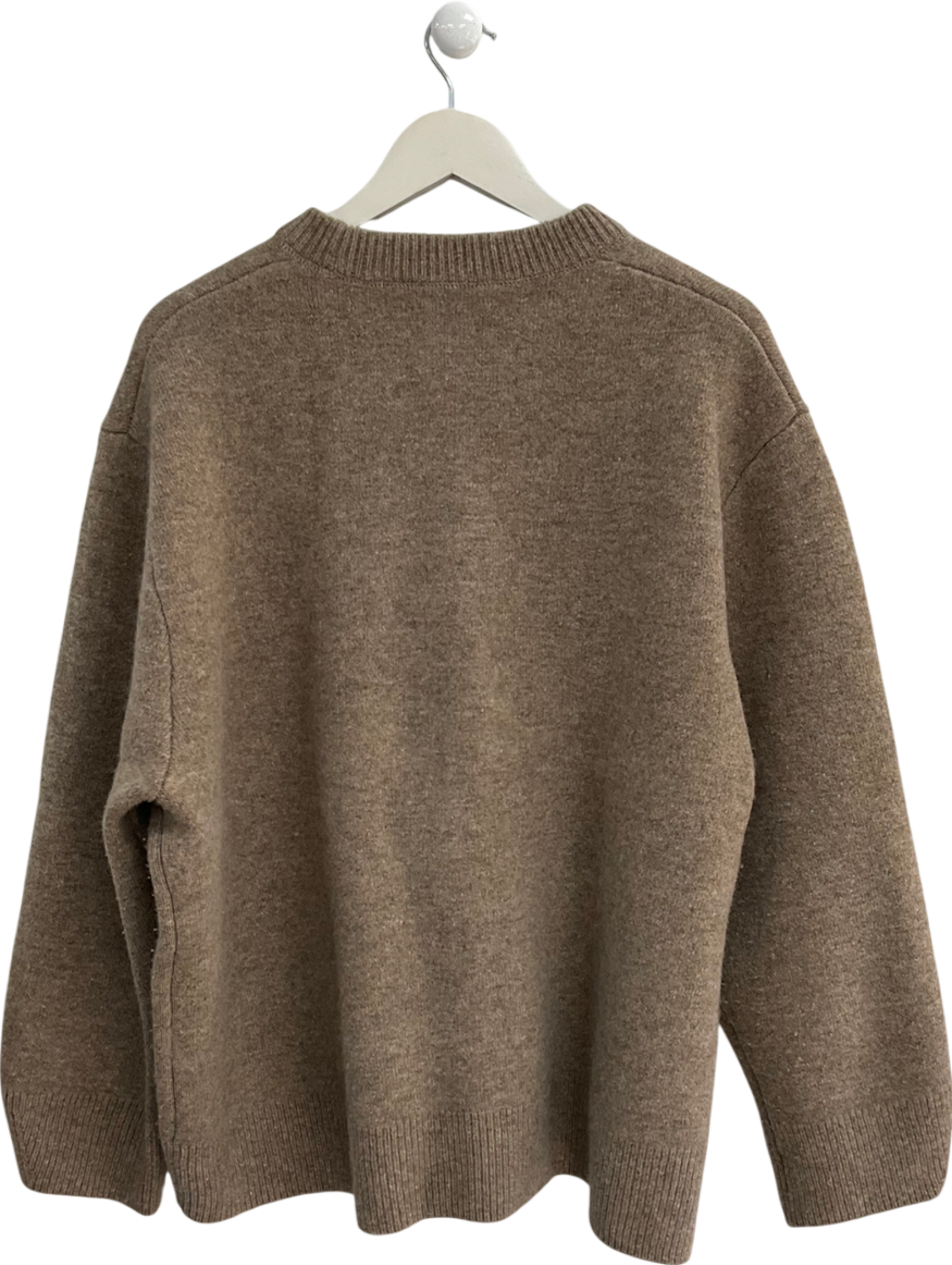 ZARA Beige Wool Jumper UK L/XL