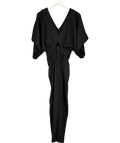 ASOS Black Wide Leg Batwing Cut-out Jumpsuit UK 8