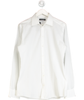 Dolce & Gabbana White Cotton Gold Fit Shirt UK 40" CHEST