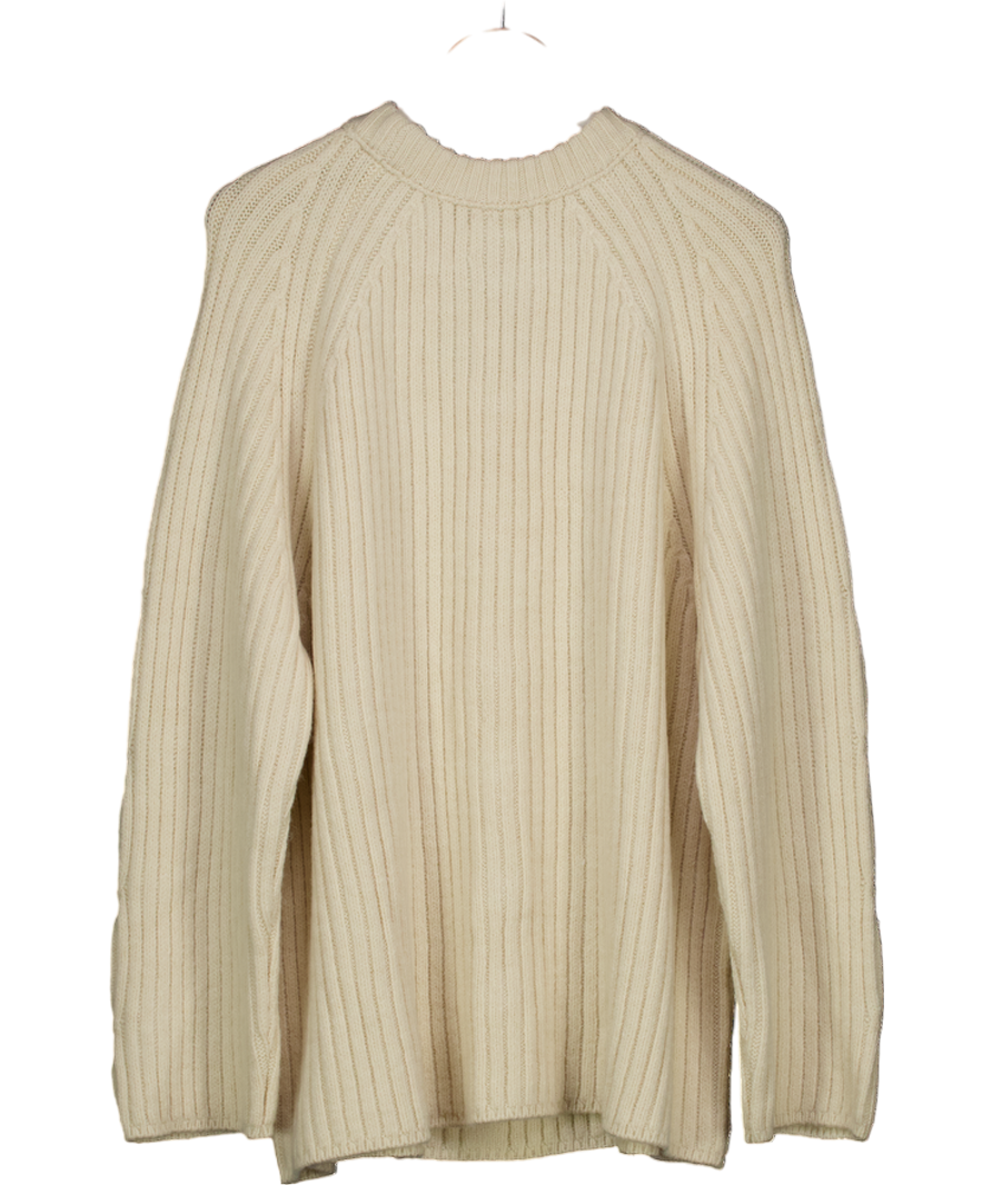 ASOS Cream Oversized Cable Knit Jumper UK L
