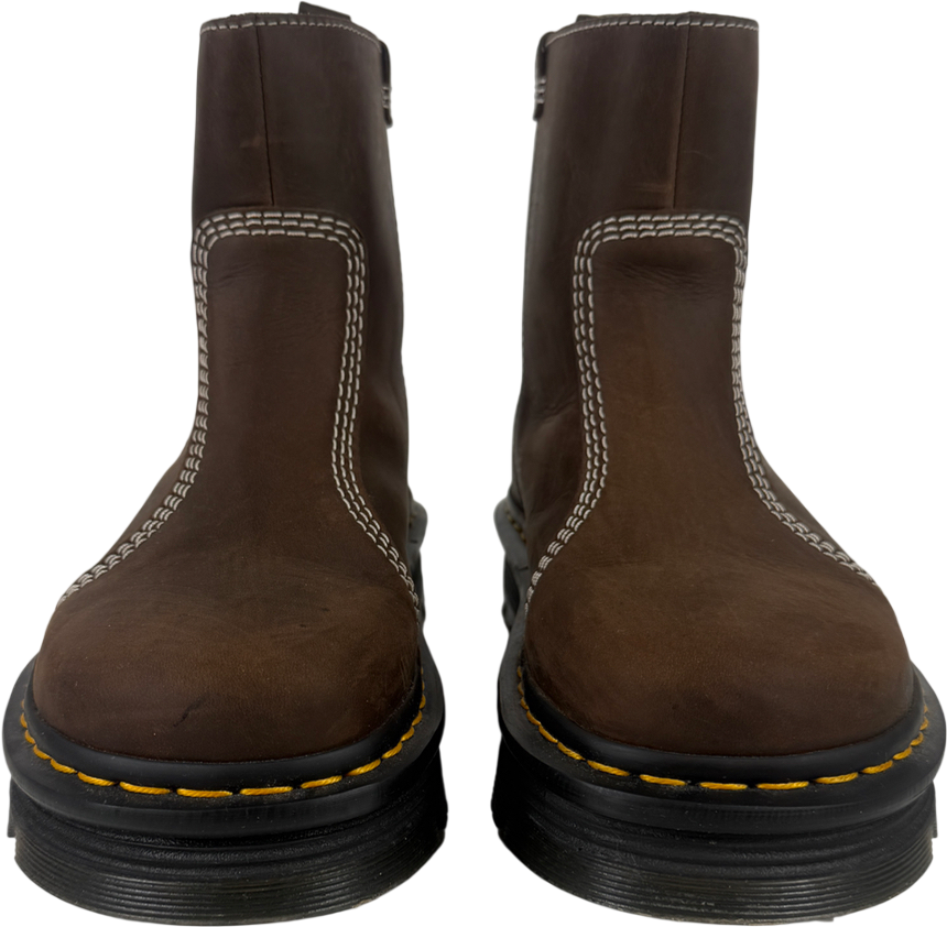 Dr Martens Brown Zebzag Rigger Boots UK 6.5 EU 40.5