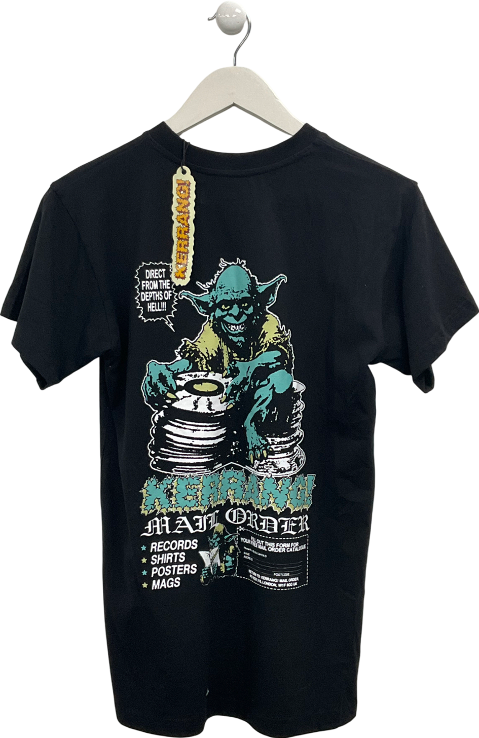 Black Kerrang Graphic Tee UK S