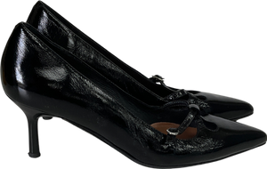 jonak Black Cross-strap Pumps UK 6 EU 39