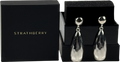 STRATHBERRY Metallic Jasmine Earring - Hammered Sterling Silver One Size