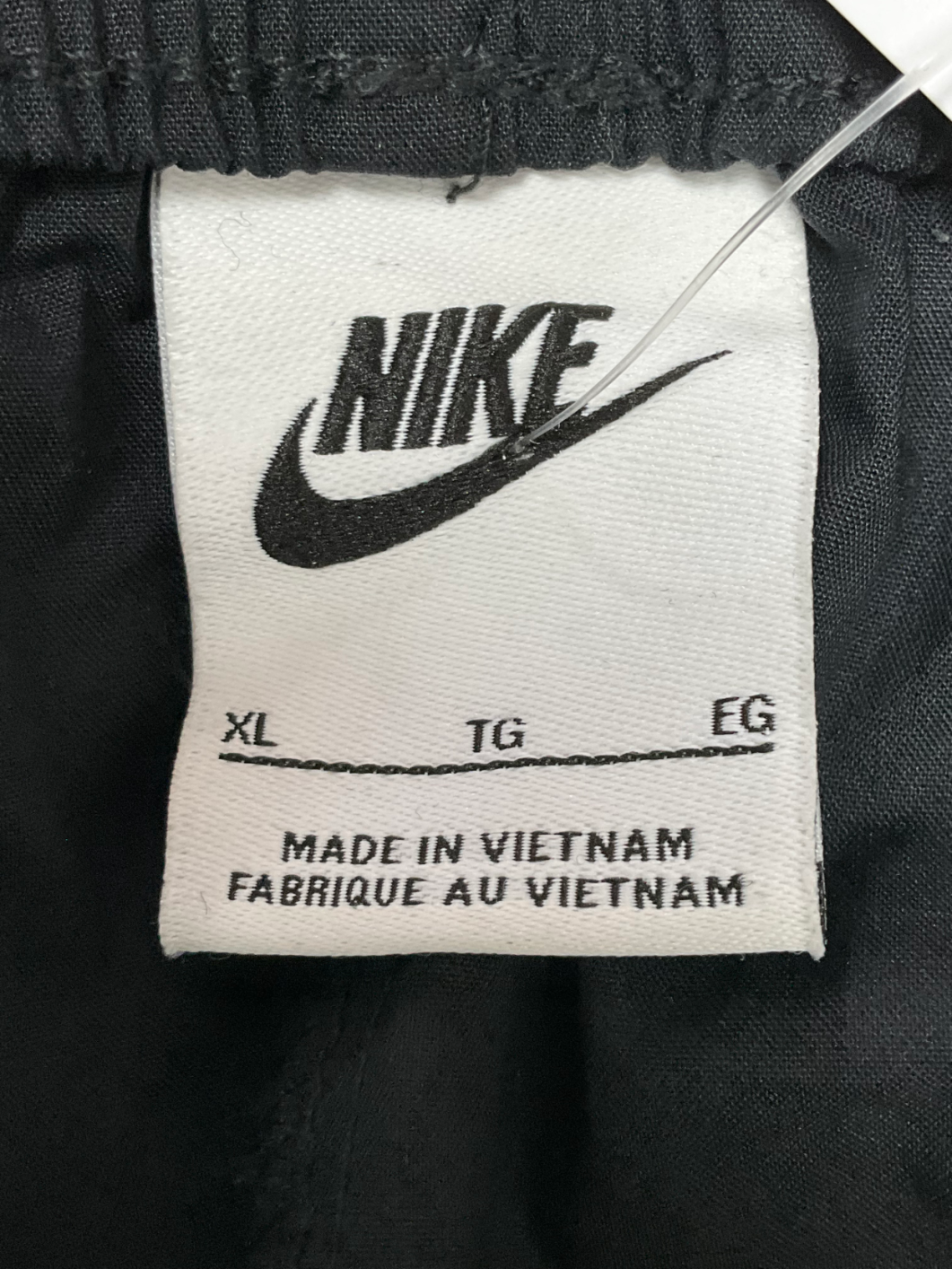 Nike Black Straight Leg Jogger UK XL