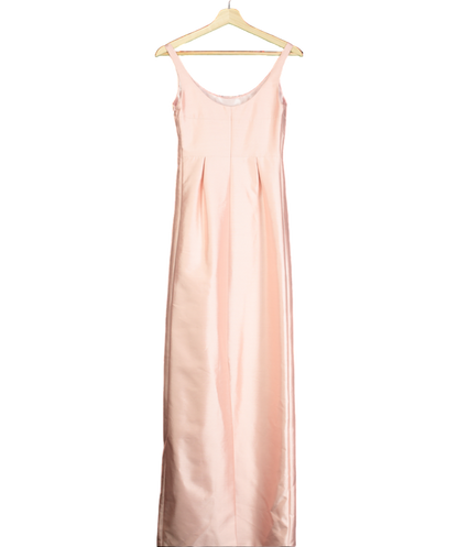 Santinni Pink 'sabrina' Silk And Wool Dress UK XS