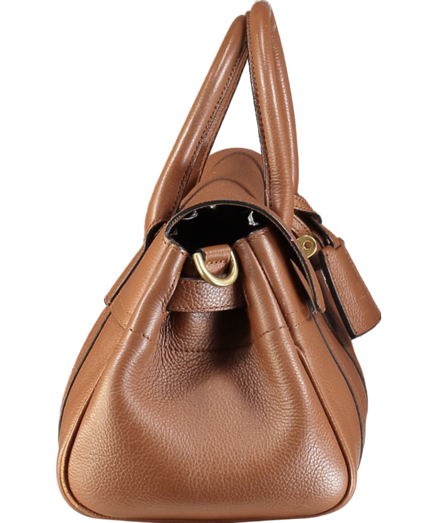 Mulberry Brown Bayswater Natural Vegetable Tanned Leather Satchel, Oak