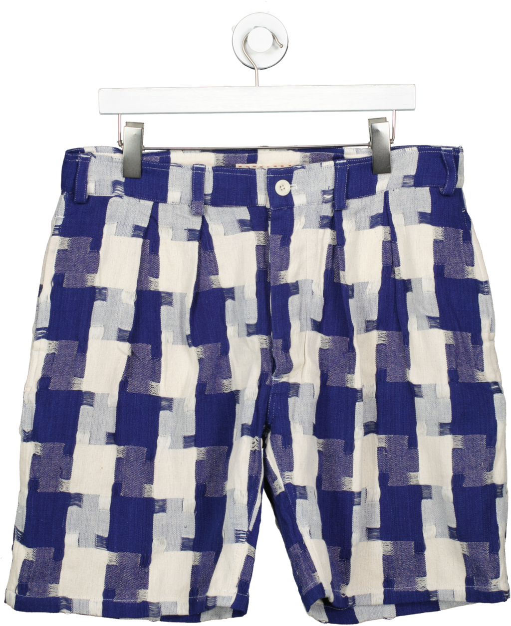 SMR Days Blue Mastella Check Shorts UK S