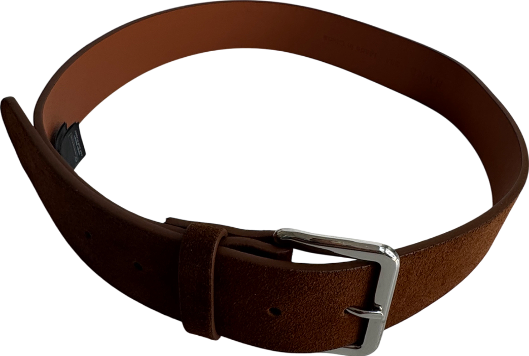 NA-KD Brown Suede Belt UK S/M