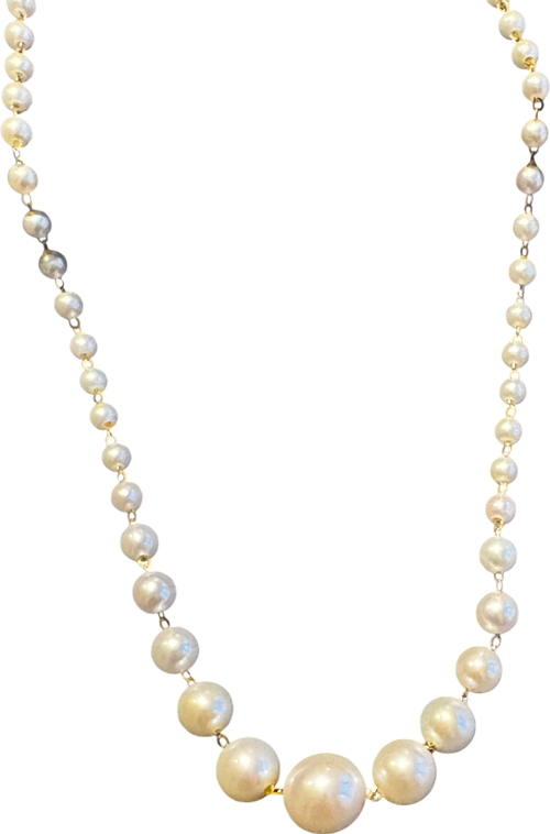 GINGIBERI Yellow Vespera 14k Solid Gold And Fine Aurora Pearl Necklace