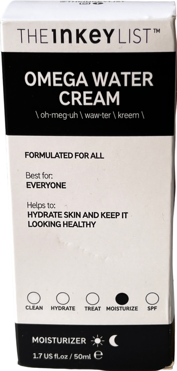 The Inkey List Omega Water Cream Moisturizer 50ml
