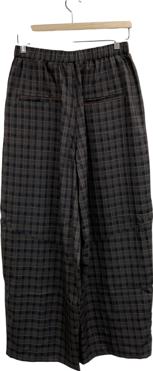 Collusion Brown Unisex Wide Leg Trouser UK S