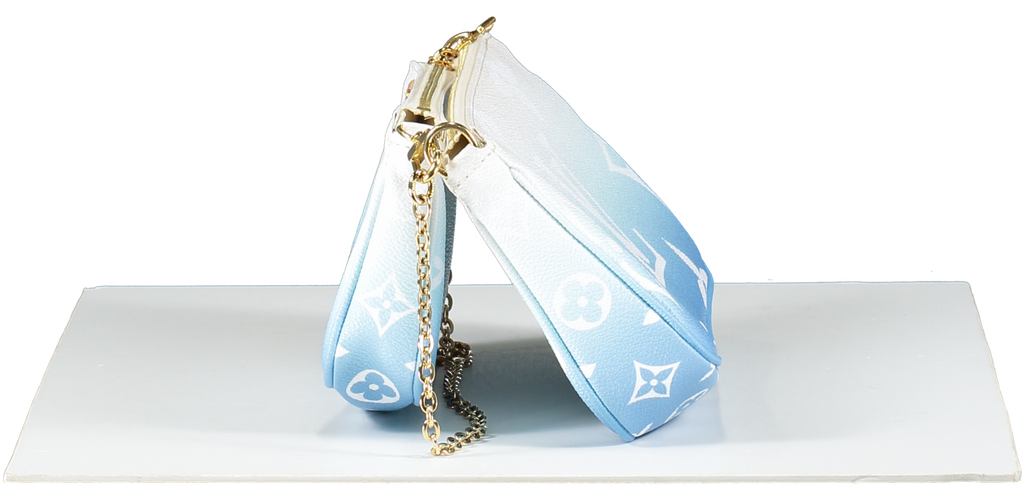 Louis Vuitton Ltd.Edition Blue Multi Pochette, Pool Ombre Handbag