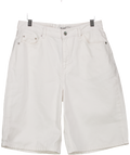 NA-KD White Low Waisted Wide Denim Short Eu 38 UK 10/12