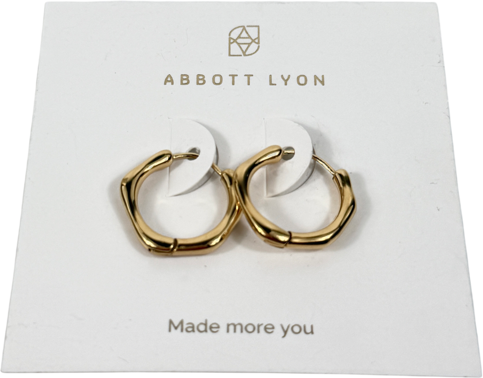 Abbott Lyon Molten Hoop Earrings (gold)