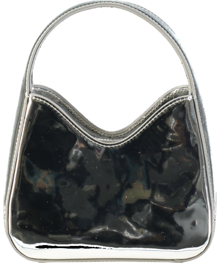 1am gorg Metallic Silver Mini Arc Handbag One Size
